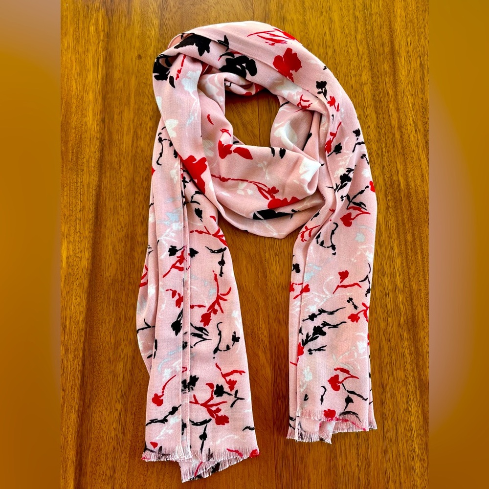 White House Black Market Pink
Floral Scarf